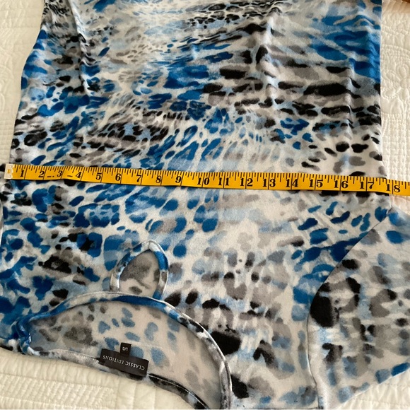 CLASSIC EDITIONS, WOMEN ABSTRACT ANIMAL PRINT, SIZE: L/G - Picture 6 of 10